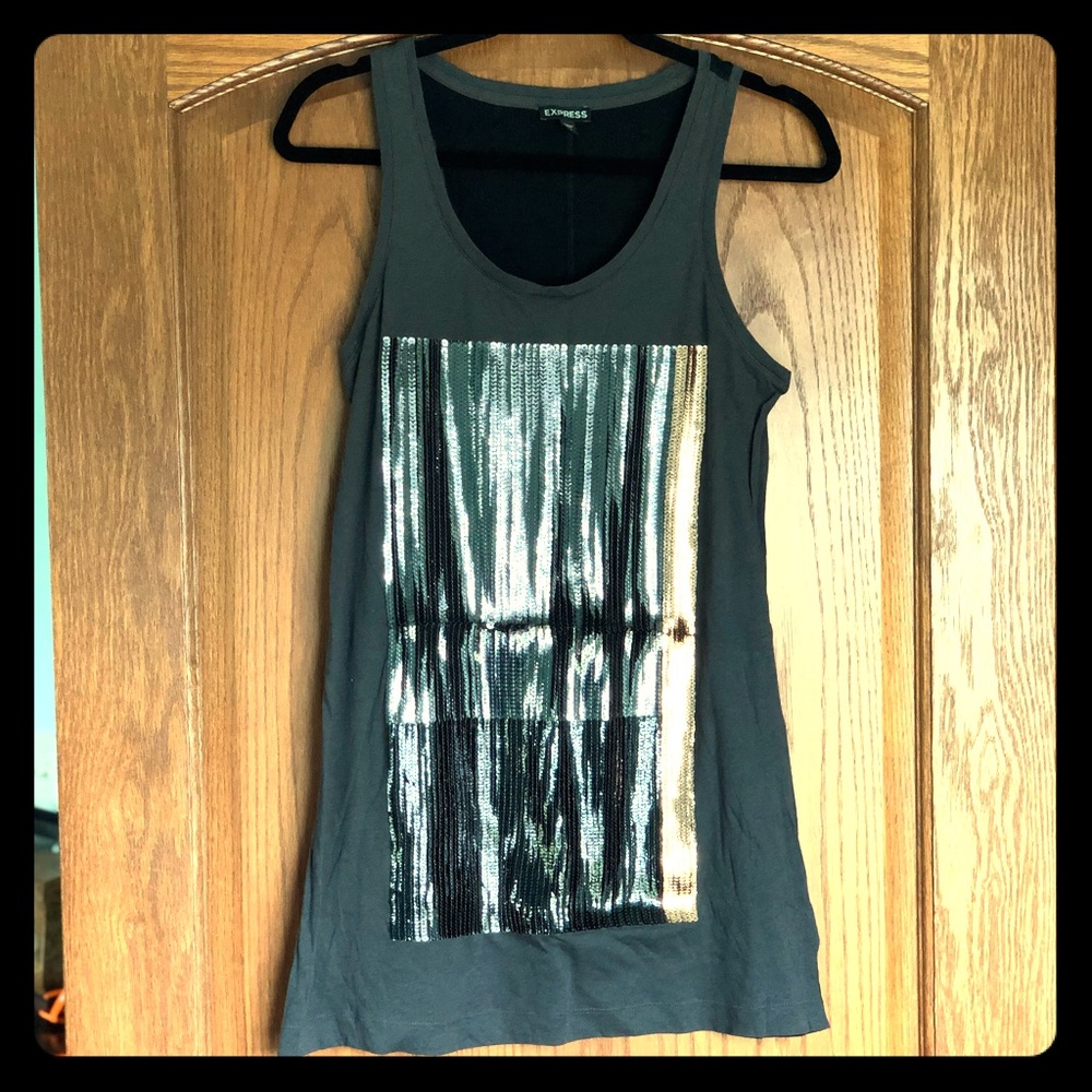 Express casual sequin dress size small